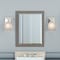 Alaterre Furniture Williamsburg 2pc Wooden Bathroom Vanity Set - 36-in. L Vanity, 30-in. L Rectangular Mirror, Gray AVAN360040B - alternate 7